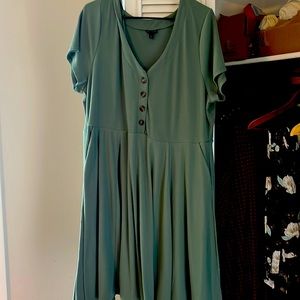 Torrid green dress